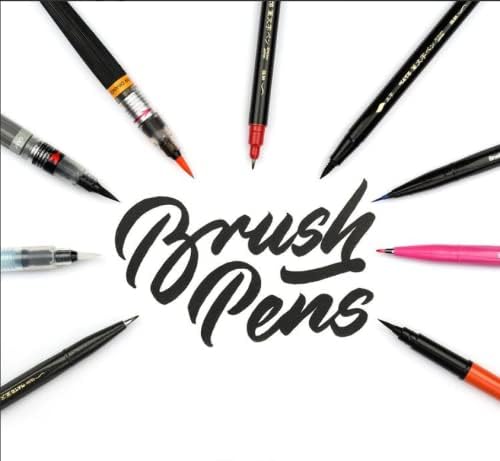 Pentel Etui Spitze Pinsel Sign Pen Artist 1 stück (12er Pack) Sortiert, 1 stück (12er Pack) Sortiert