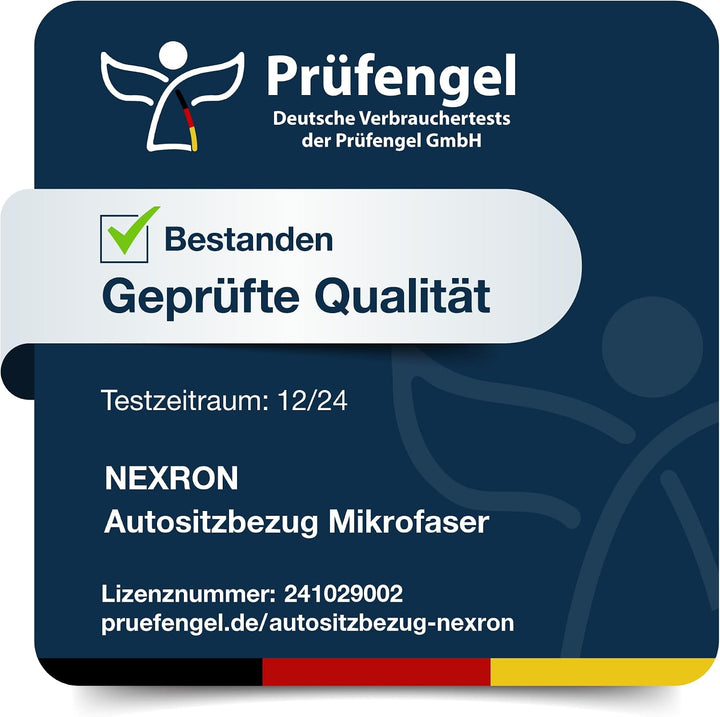NEXRON® Autositzschoner – besonders bequemer Autositzbezug mit atmungsaktivem Premium Stoff – schütz