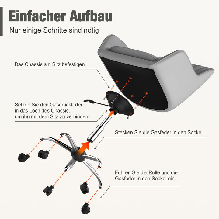 Schreibtischstuhl,Bürostuhl mit gepolstertem Samtstoff,Schminktisch Stuhl,höhenverstellbar Drehstuhl