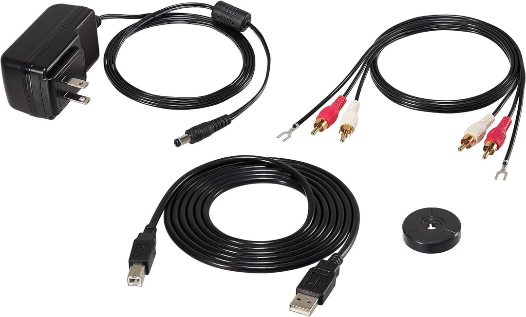 Audio-Technica LP120xBTUSB Direktangetriebener Plattenspieler (Bluetooth & USB) Schwarz Black USB an