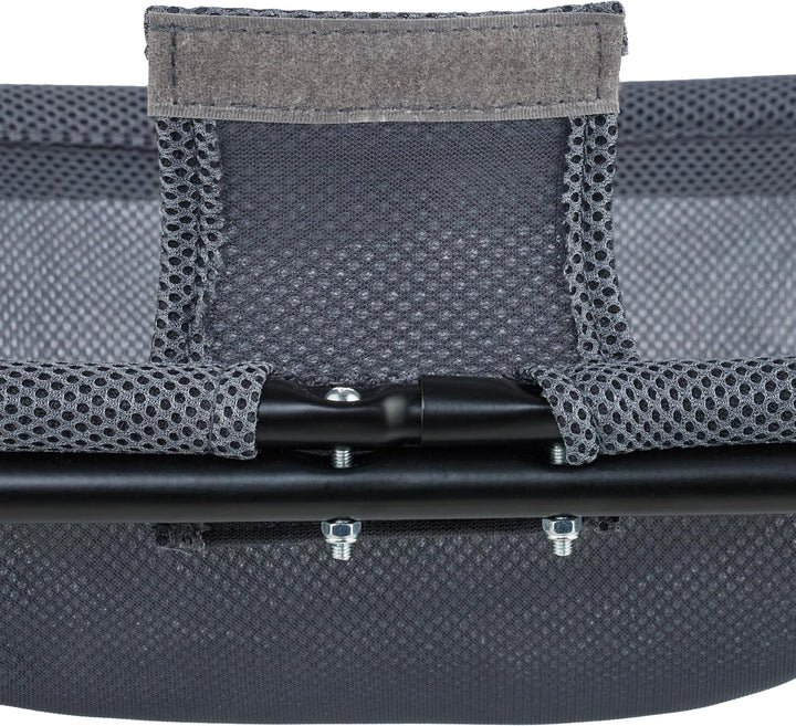 Relaxdays Katzenhängematte, stehend, erhöhter Katzenhängesessel, HBT: 27x45x45 cm, Katzenbett mit St