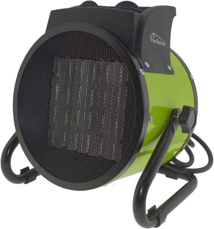 Tronitechnik® 3000W Elektroheizer Heizlüfter Bauheizer Keramik Heizstrahler elektrisch Heizgerät mit