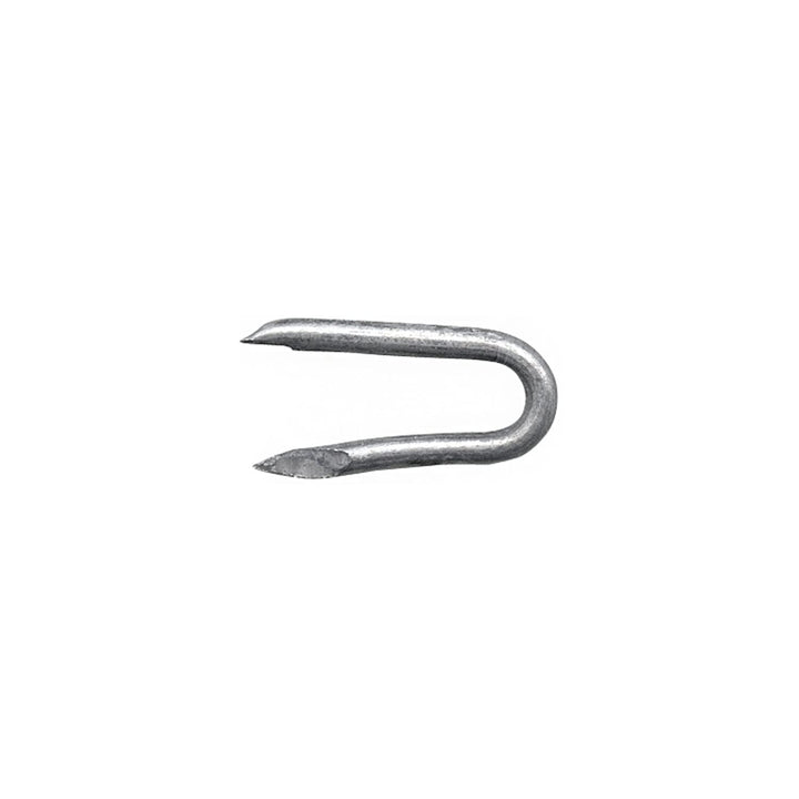 siwitec Stahlkrampen verzinkt 3,1 x 31 mm, 5 kg, Krampen mit schräg geschnittenen Spitzen, U-Nägel,
