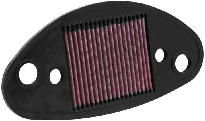 K&N SU-8001 Motorrad K&N Tausch-Luftfilter, Rot
