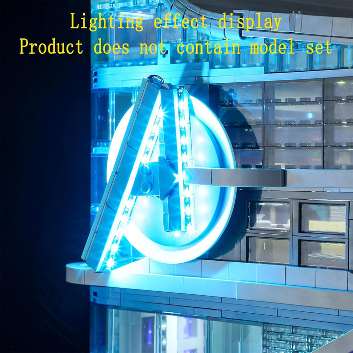GEAMENT LED Licht-Set Kompatibel mit Lego Avengers Tower 76269 (Modell-Set Nicht enthalten)