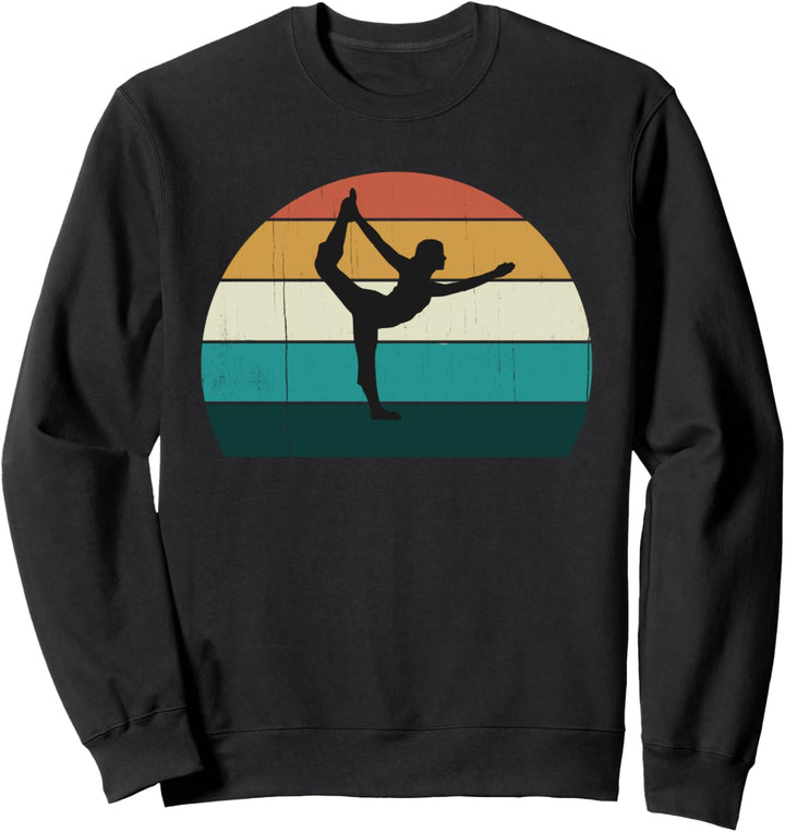 Yoga-Pose: Vintage Mind Meditation Body Workout Geschenk Sweatshirt