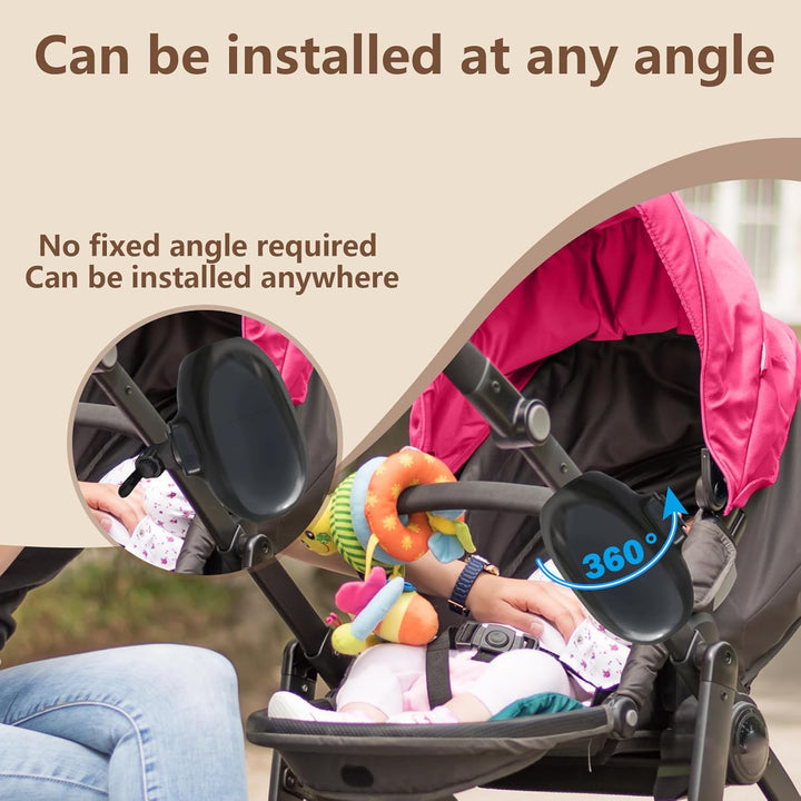 Kinderwagenschaukler, Wiederaufladbar Kinderwagen Wackler Schlafhilfe Für Baby, 5 Einstellbare Schau