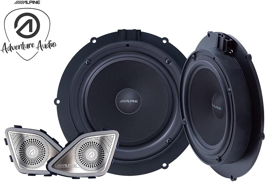 Alpine Car Audio SPC-106T6 Lautsprechersystem, 16,5 cm, für Volkswagen T6