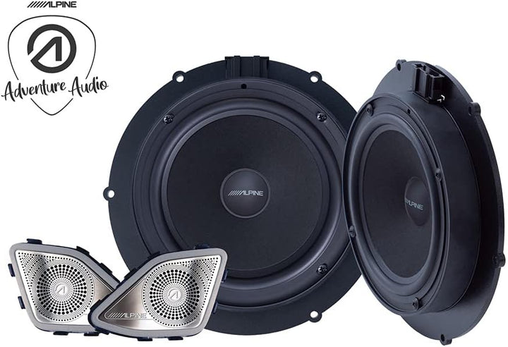 Alpine Car Audio SPC-106T6 Lautsprechersystem, 16,5 cm, für Volkswagen T6