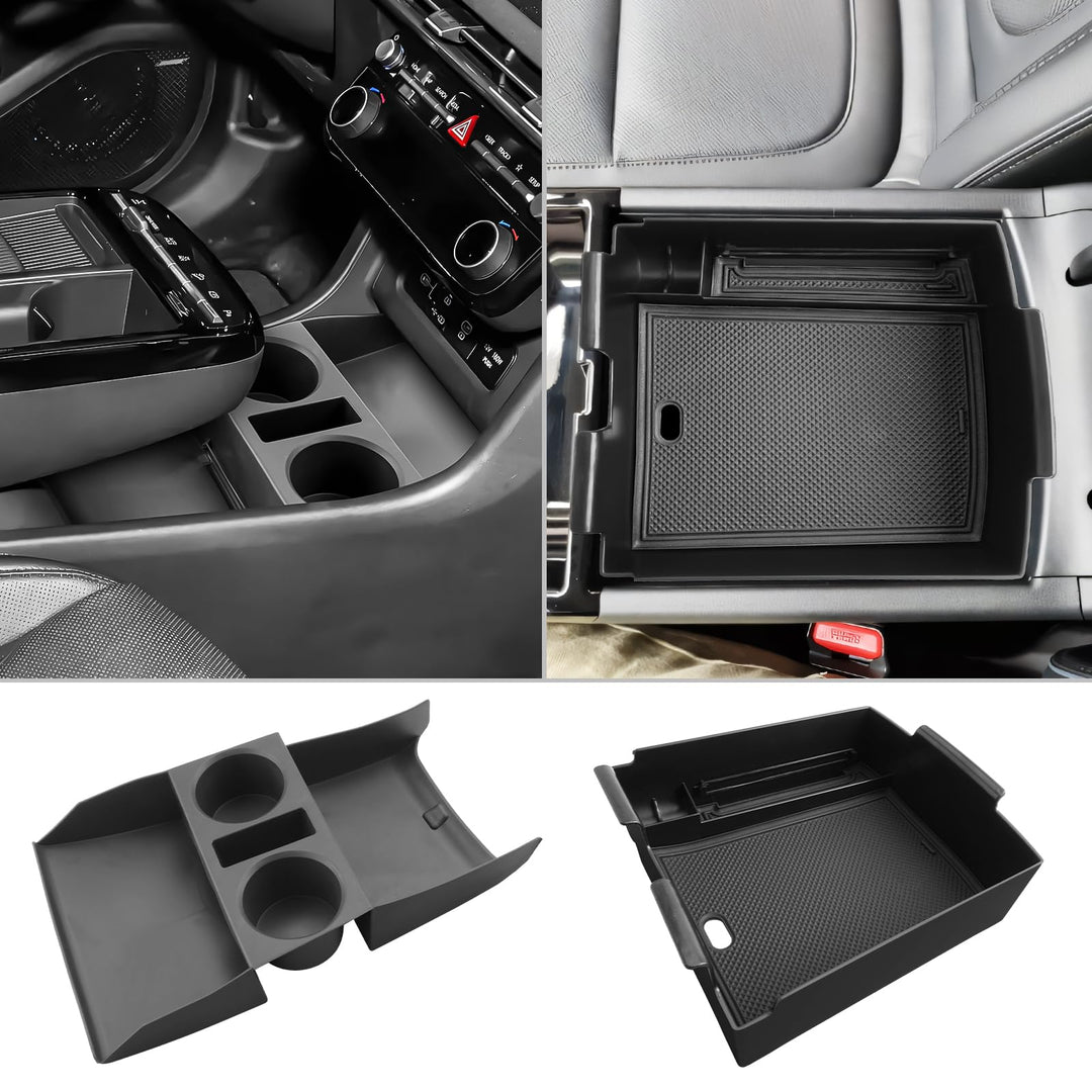 CDEFG [2 Stück] Kompatibel mit Hyundai Tucson NX4 2025 2026 Facelift Mittelkonsole Organizer + Armle