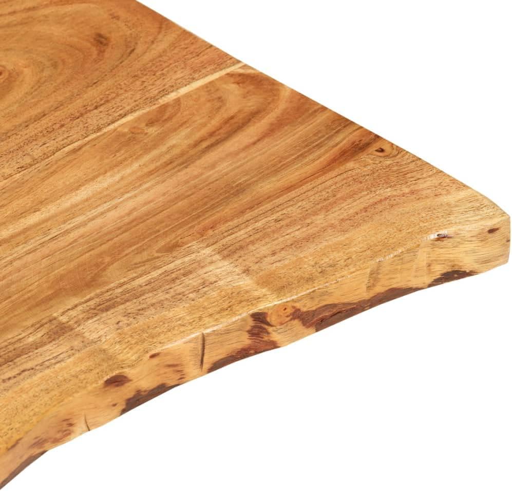vidaXL Akazienholz Massiv Waschtischplatte Badezimmer Waschtisch Waschtischkonsole Platte Holzplatte