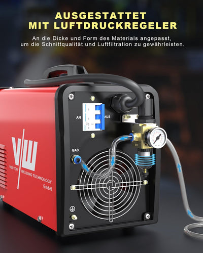 Plasmaschneider 100 A - Plasma Cutter - Plasmaschneider mit Pilotzündung - 100 Ampere Stromstärke &