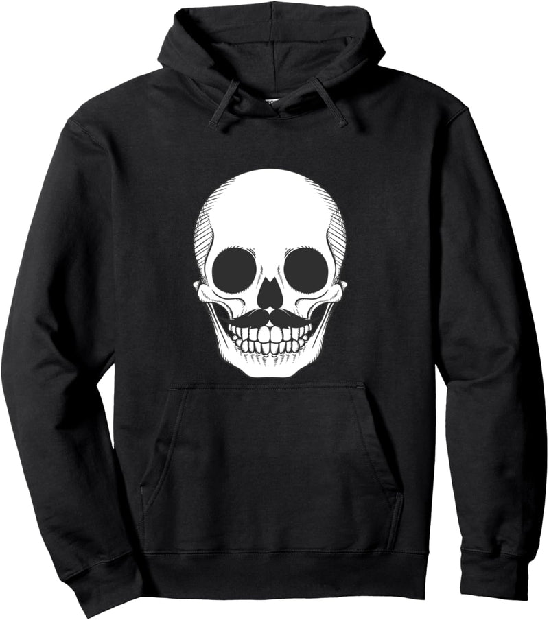 Cooles mexikanisches Totenkopf-Design mit Bärten, für Herren und Damen Pullover Hoodie