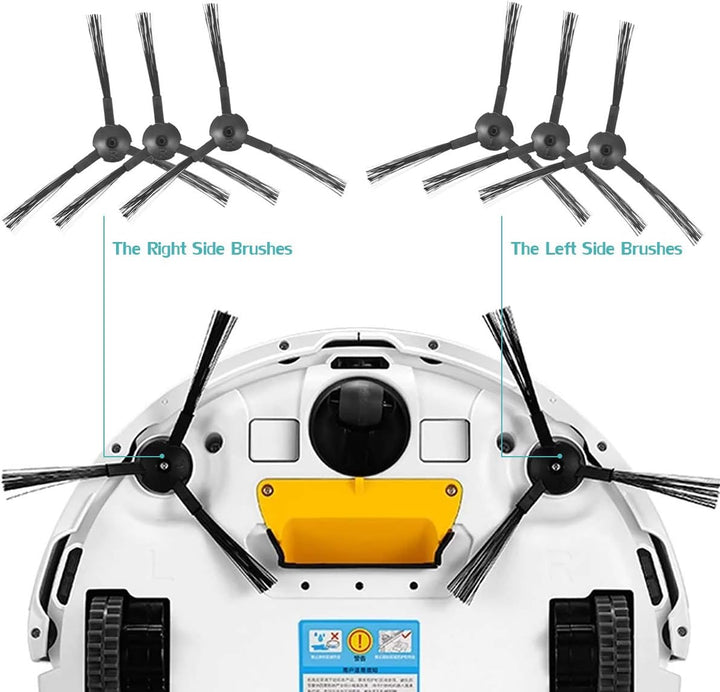 KEEPOW 10 Zubehör für ZACO V5sPro und V5x Saugroboter, Ersatzteile auch Kompatibel mit ILIFE V5s Pro
