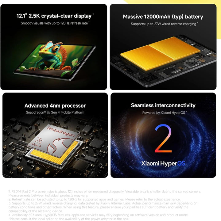 XIAOMI Redmi Pad 2 Pro Lavender Purple 8G RAM 256G ROM