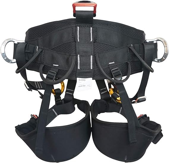 SOB Bergsteiger-Klettergurt, Halbkörpergurt Sicherheitsgurt Klettergurt für Feuerrettung Bergsteigen