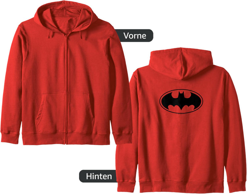 Batman Black Bat Logo Kapuzenjacke