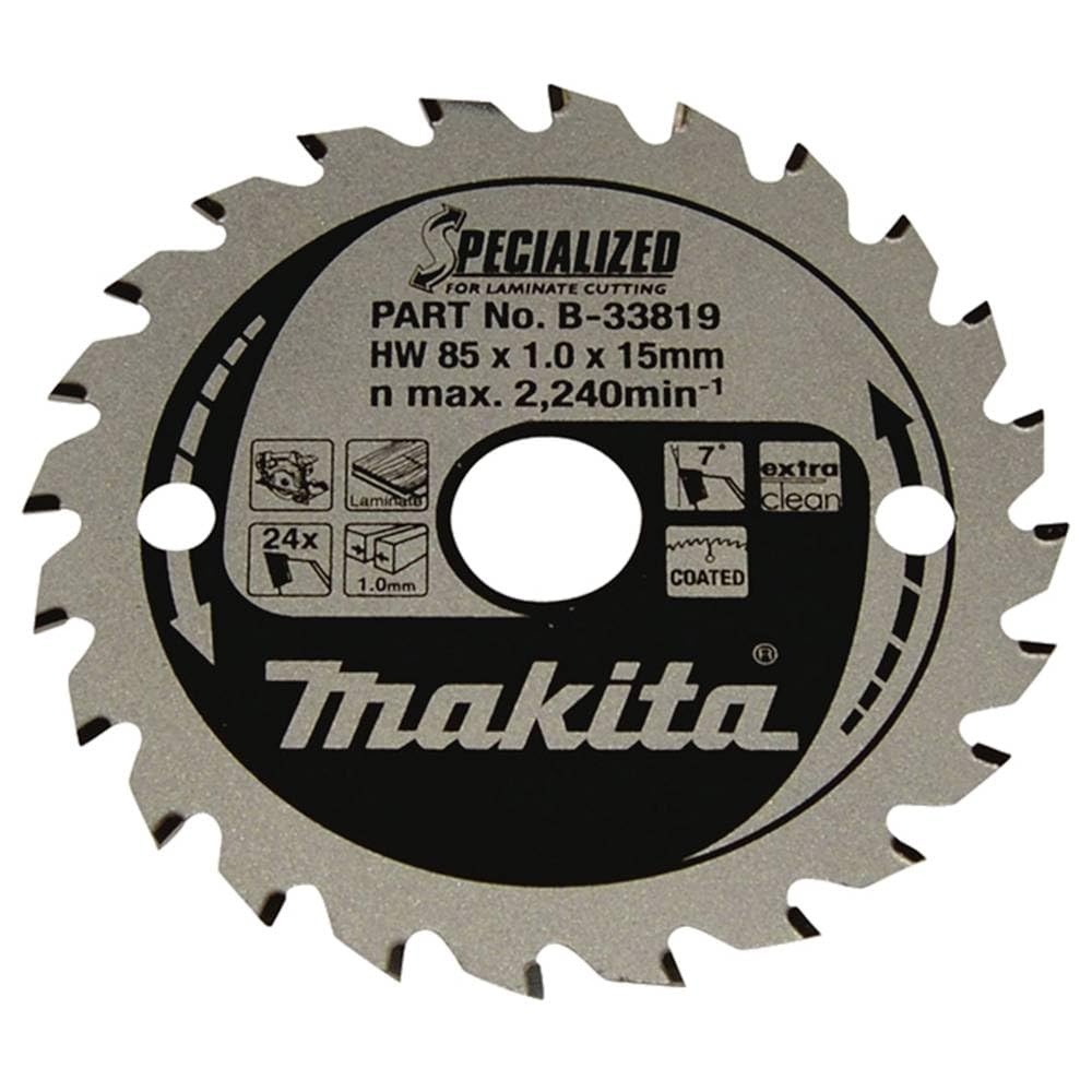 Makita Specialized Saegeblatt 85 x 15 x 24 Z, B-33819, 85 x 15mm, 85 x 15mm