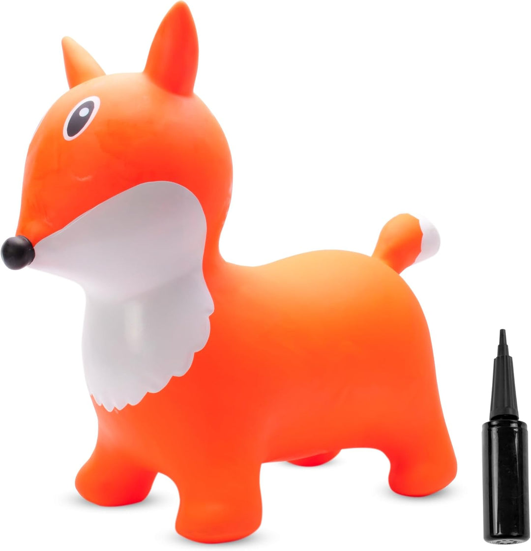 sun baby Hüpftiere ab 1 Jahr mit Pumpe aufblasbares Hüpfspielzeug aus Hochwertigem und Strapazierfäh