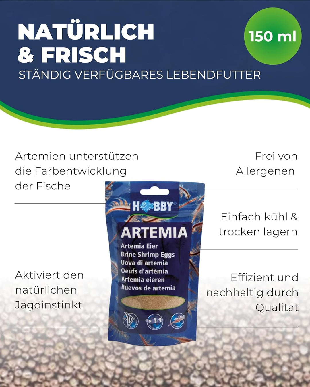 Hobby 21430 Artemia Eier 150 ml