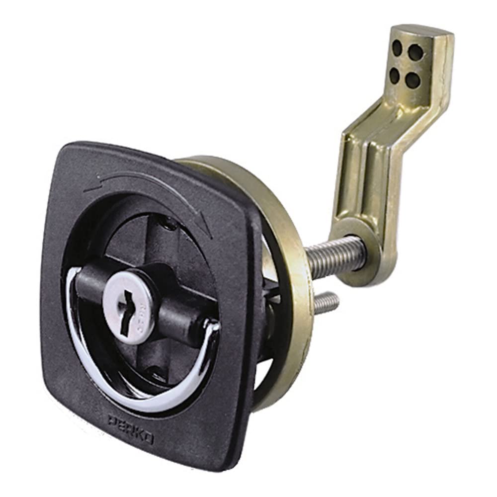 Perko 0931DP1BLK Unterputz-Verriegelung, Schwarz, 0, Schwarz