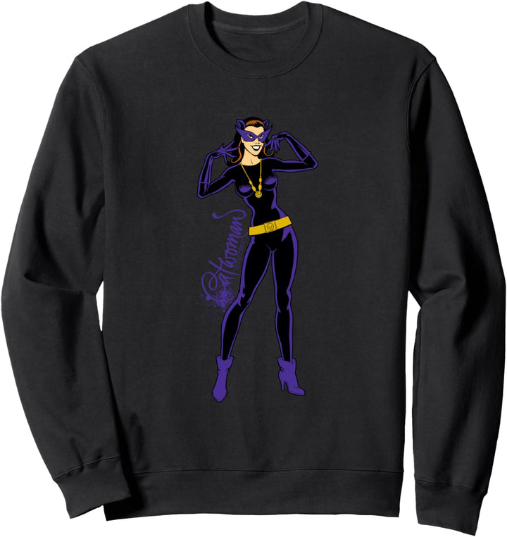 Batman Catwoman Happy Pose Sweatshirt