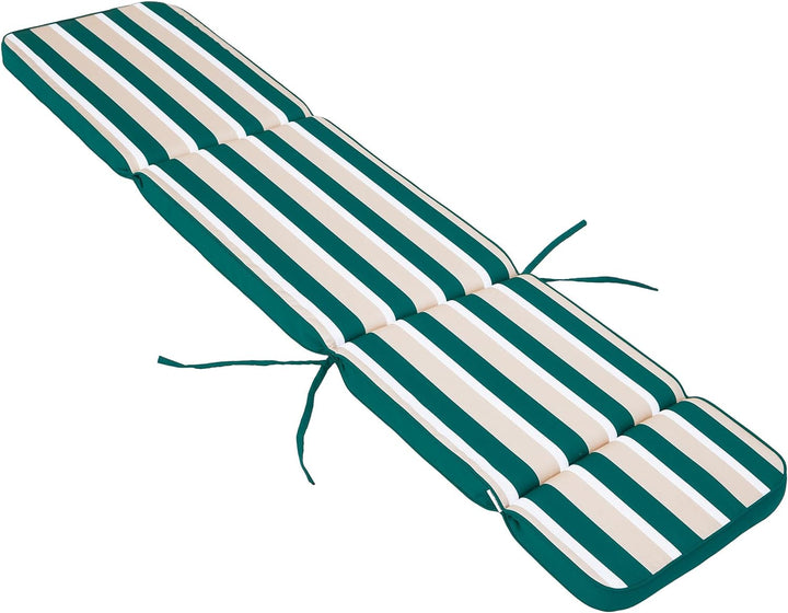 HOBBYGARDEN Auflagen für Strandkörbe, Polsterauflage für Sonnenliege, Kissen für Liegestuhl, Gartenl