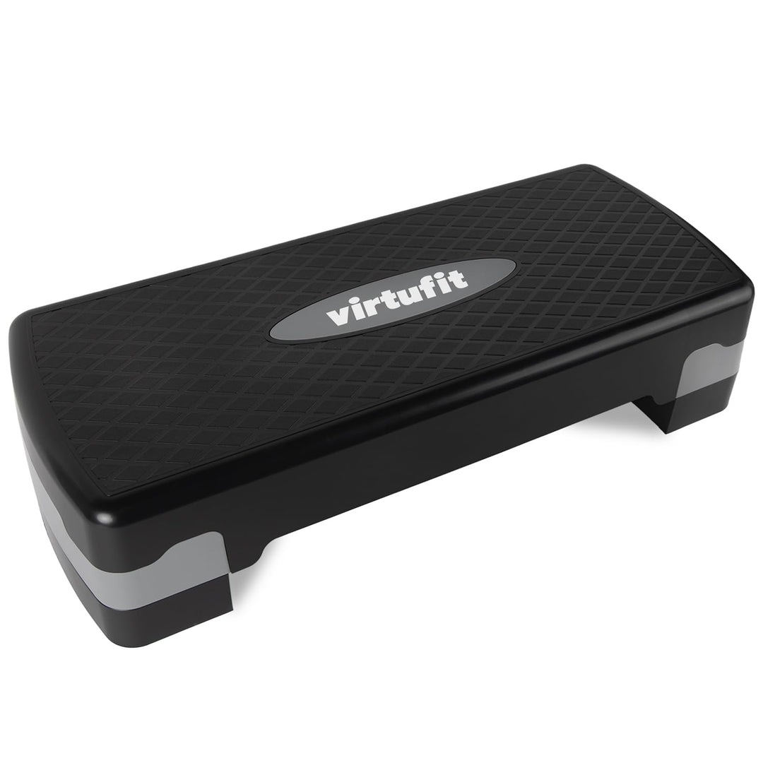 VirtuFit Essential Aerobic Fitness - Steppbrett für Zuhause Stepper höhenverstellbar und rutschfest