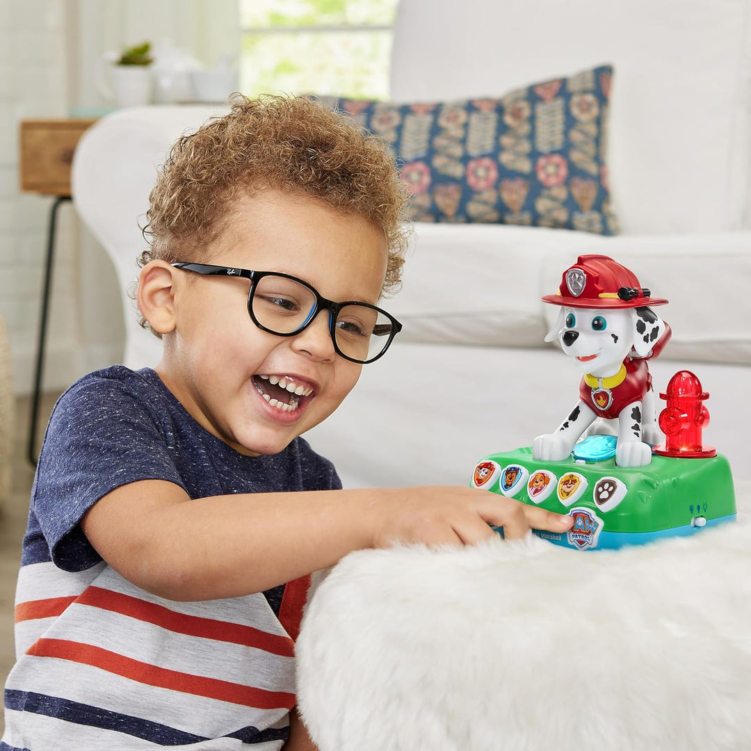 VTech PAW Patrol - Interaktiver Geschichten-Freund Marshall – Mit der Figur spannenden Geschichten z
