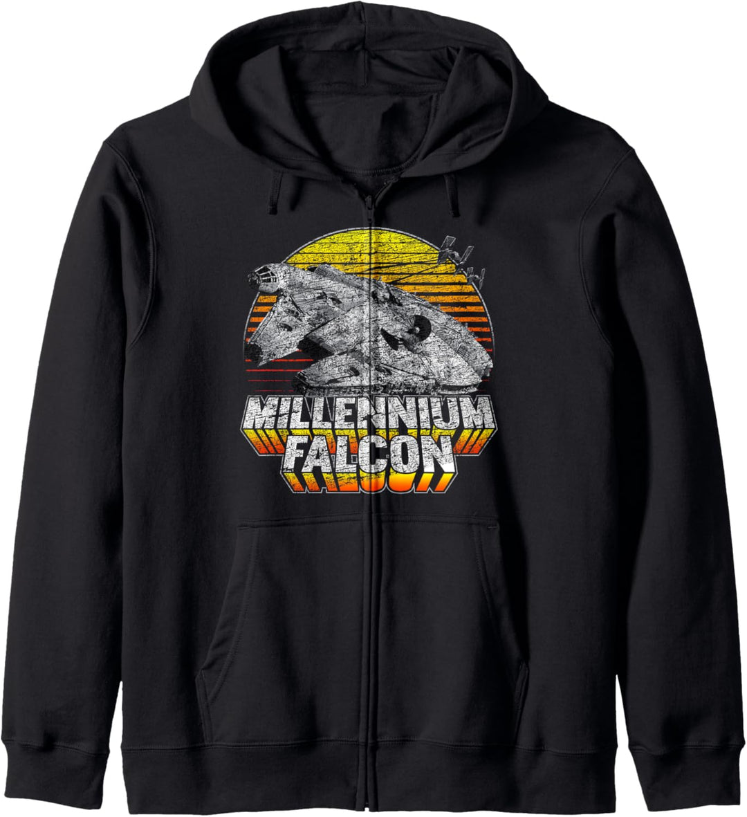 Star Wars Millennium Falcon Retro Halftone Kapuzenjacke