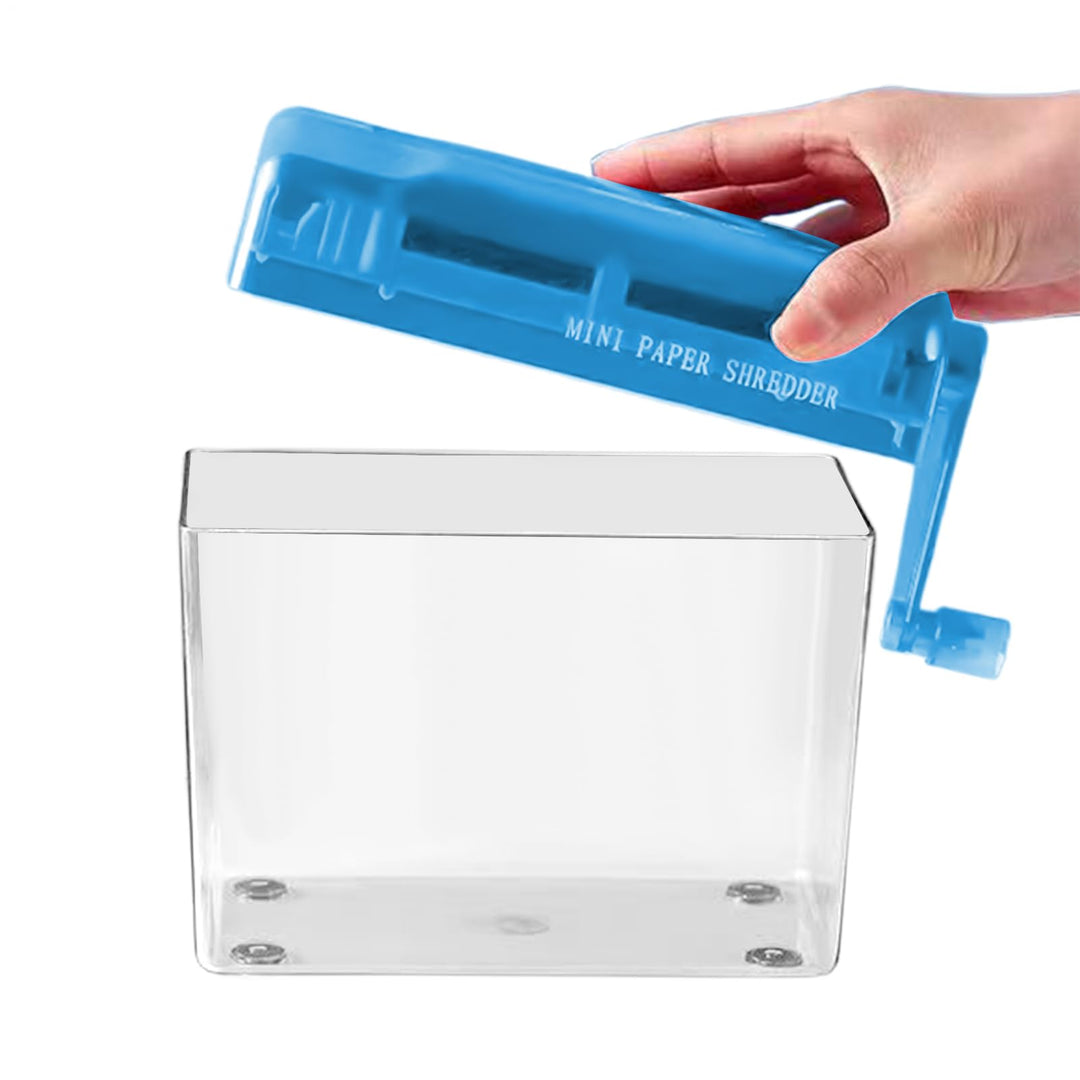 Hand Aktenvernichter | Desktop Aktenvernichter Papierschneider für Dokumente | Persönliche Schneidma