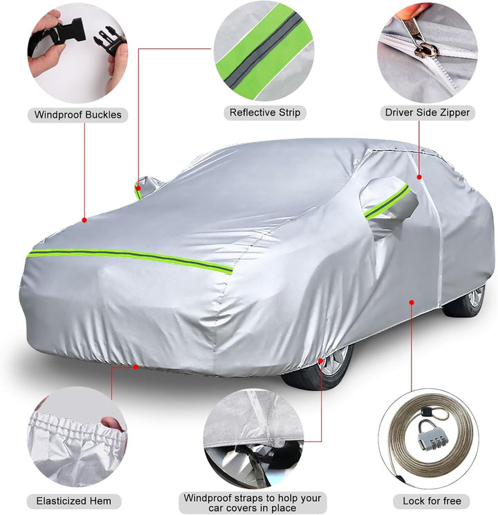 Autoabdeckung Outdoor Wasserdicht Passend für Porsche 911 991 992 996 997 1998-2025, Sommer Vollgara