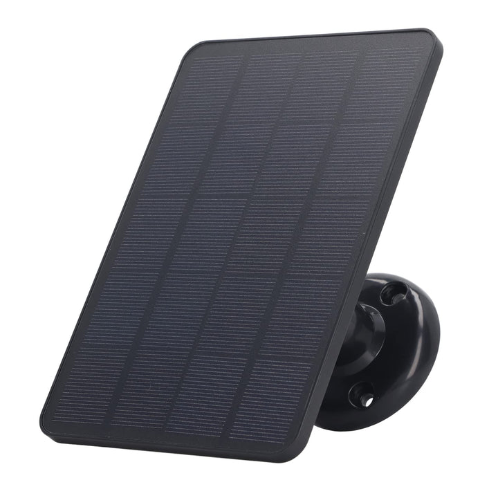 Fockety Solarpanel für Überwachungskamera, 10 W 5 V Micro-USB-Kamera-Solarpanel, wasserdichte Kontin