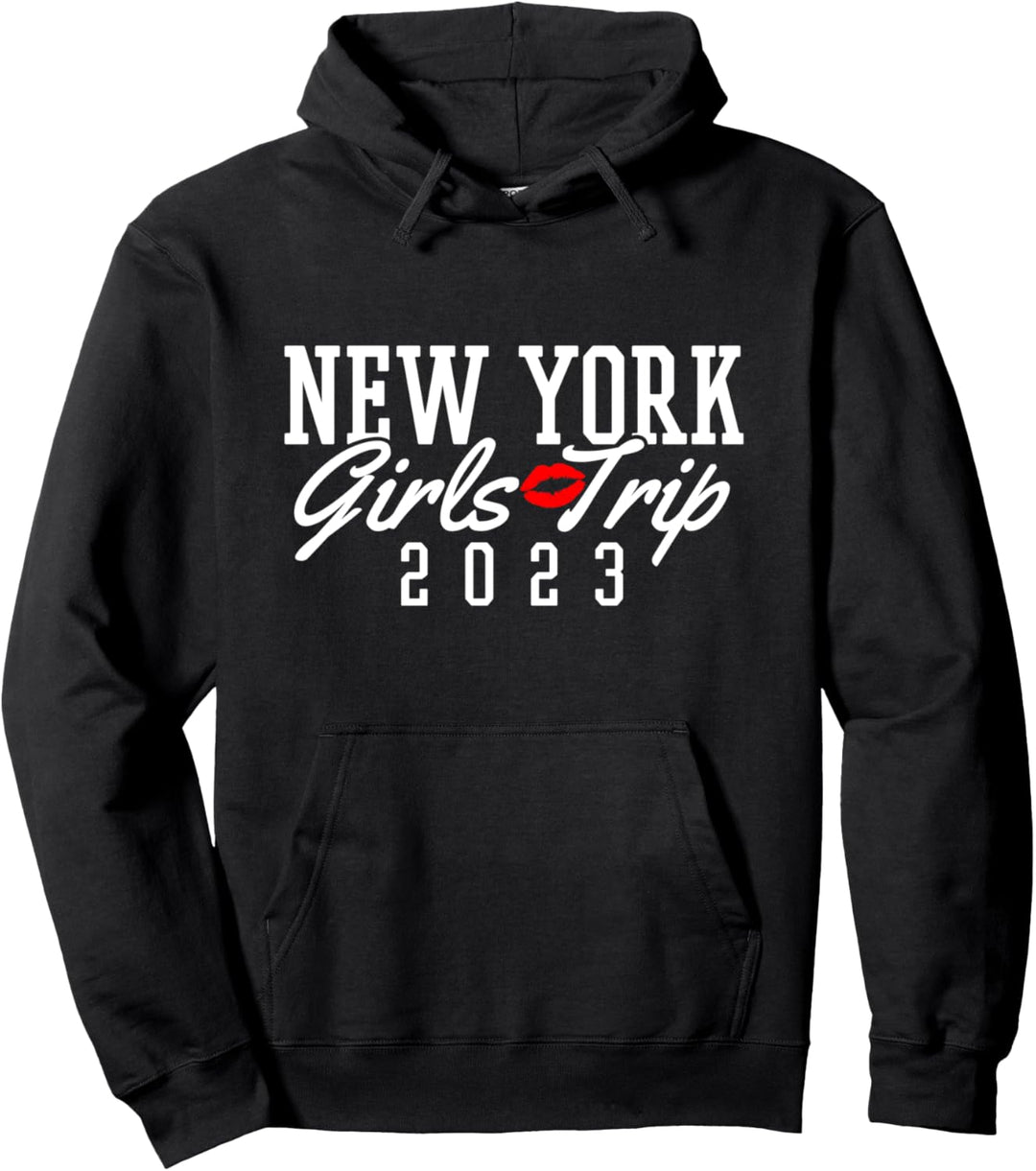 New York Mädchen Trip 2023 NYC Urlaub Outfit Passende Gruppe Pullover Hoodie