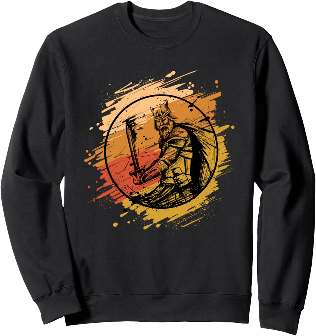 Ragnar Viking Warrior Geschenk Mythologie Viking Sweatshirt