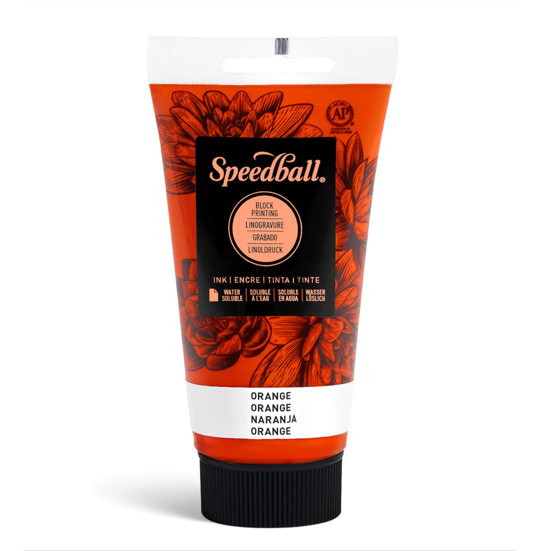 Speedball 3507 Water-Soluble Block Printing Ink – Bold Color With Satin Finish AP Certified 2.5 FL O