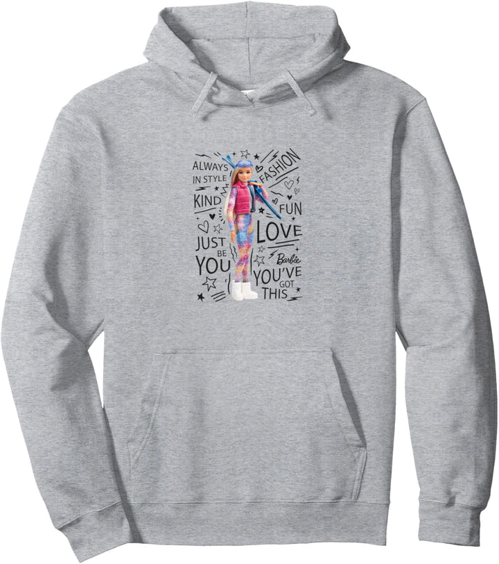 Barbie Pullover Hoodie Ski Vibes Pullover Hoodie