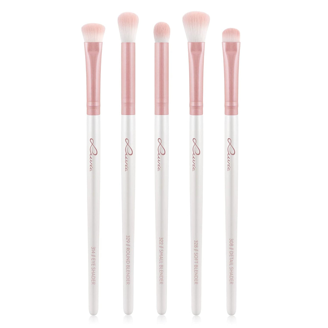 Make-up Pinselset Luvia, Prime Vegan Pro - Candy &amp; Augenpinsel-Set Luvia, Essential Eye Brush Set, 5