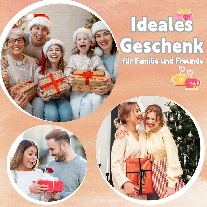 Coopay Häkelset für Anfänger, 2 Grössen Square Körbe Häkelset mit Häkelnadel, Anleitung, 5mm Dicke W