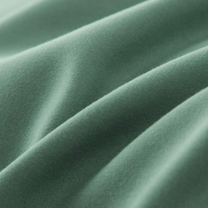 Omela Bettwäsche 140x200 Grün Taupe Kuschelig Weich Microfaser Unifarben Wende Bettwäsche Set Österr