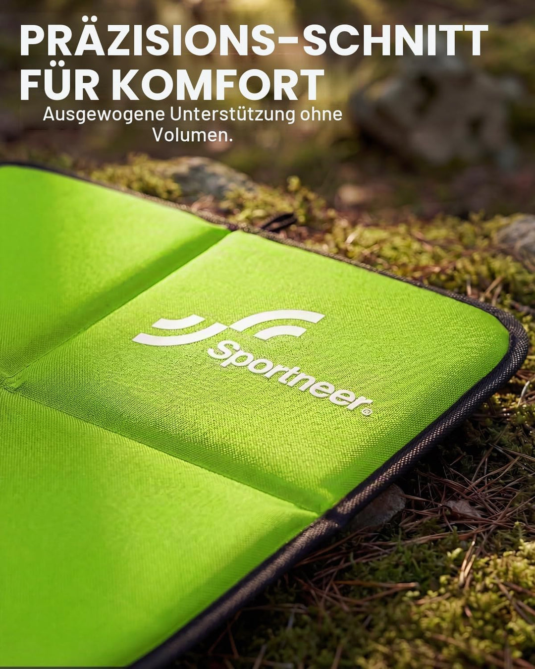 Sportneer Sitzkissen Outdoor, Sitzunterlage Outdoor Wasserdicht Oxford-Stoff Thermo Sitzkissen Faltb