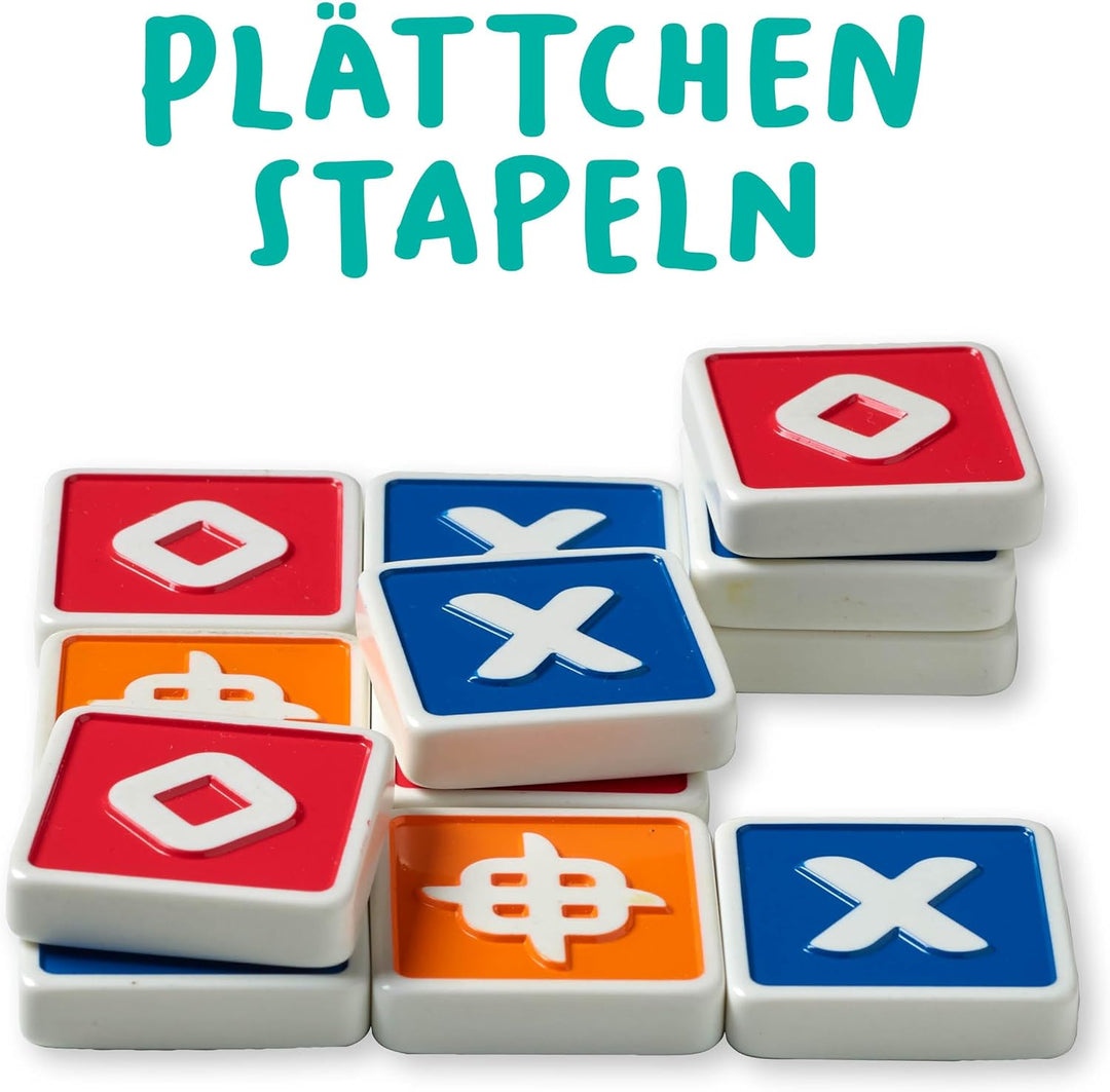 FlexiQ Trixo Strategiespiel | Gemeinschaftsspiele ab 7 Jahren | Reisespiele für 2-4 Personen |15 Min
