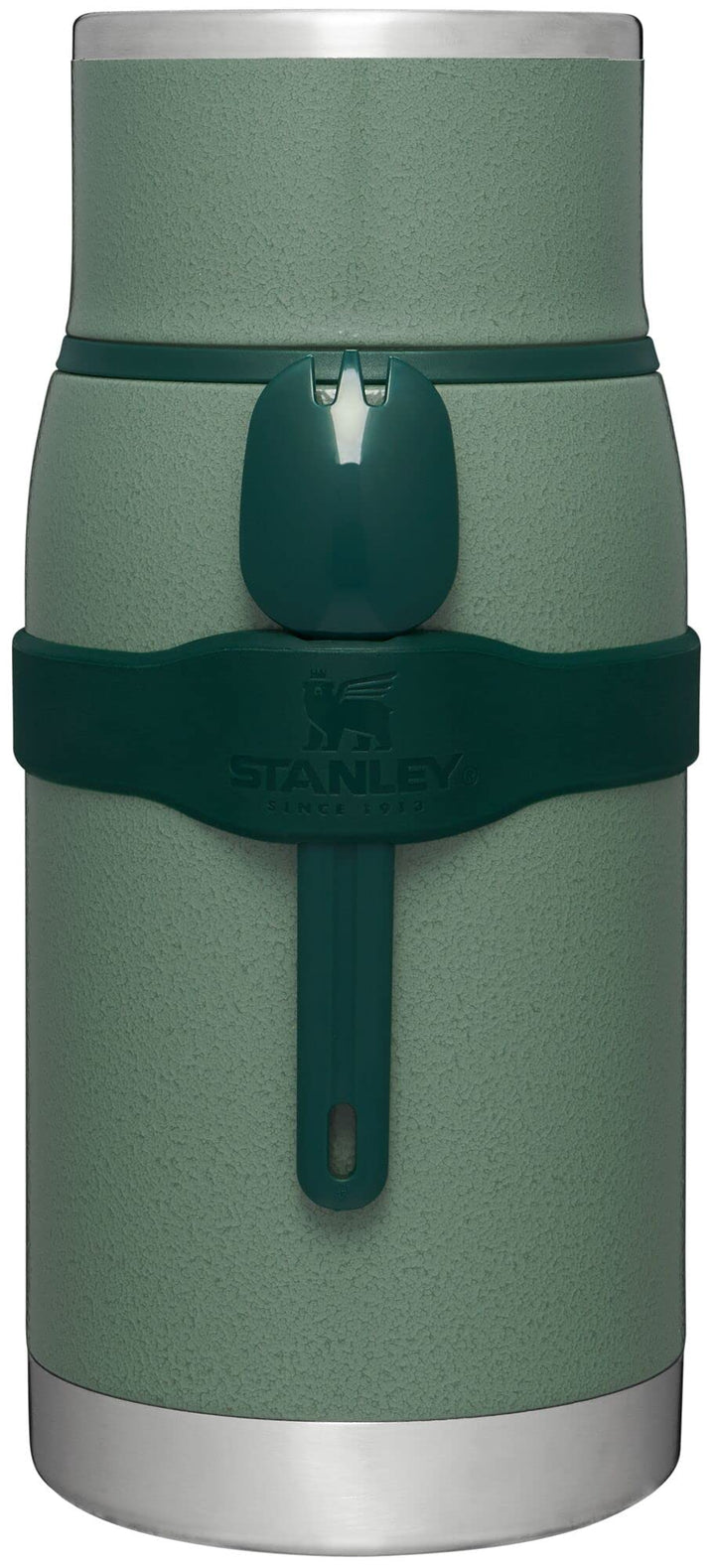Stanley Adventure to Go Isoliergefäss und Göffel 36 oz Hammerschlaggrün, 36 oz Hammerschlaggrün