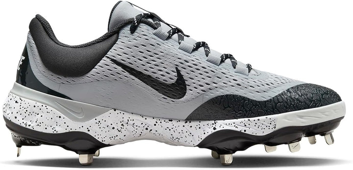 Nike Alpha Huarache Elite 4 Baseball-Stollen für Herren 40.5 EU Wolf Grey White Dark Smoke Grey, 40.