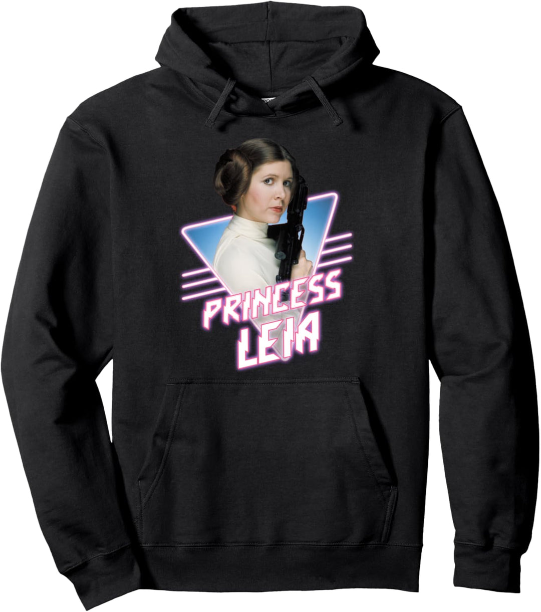 Star Wars Princess Leia Neon Sign Pullover Hoodie