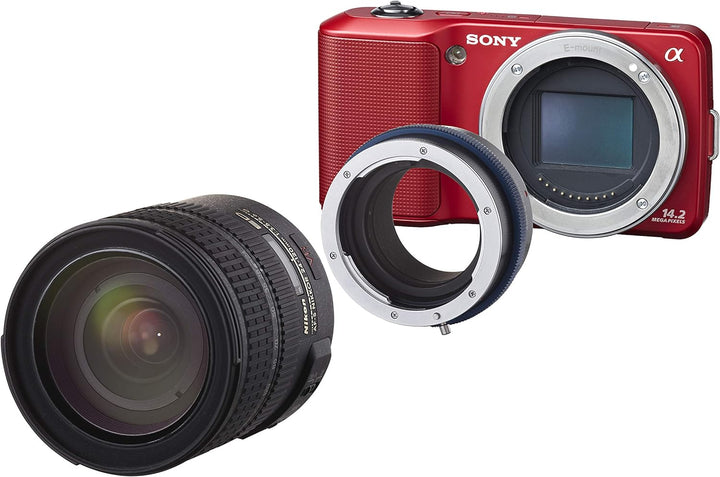 Novoflex Adapter Nikon Objektiv an Sony NEX/Alpha 7, schwarz, NEX/NIK Sony-E, Gehäuse, Sony-E, Gehäu