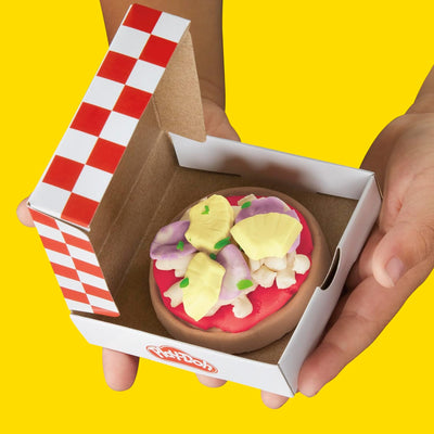 Play-Doh Kitchen Creations Pizzabäckerei Spielset mit 6 Dosen 8 Accessoires Pizzabäckerei Einzelbett