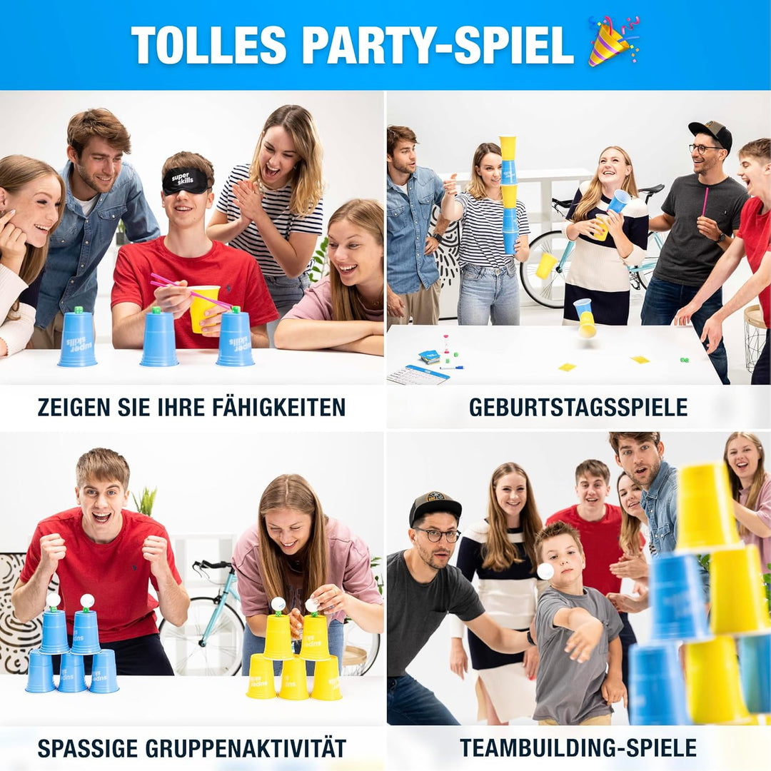 The World Game Super Skills - Deutsch - Das lustige Gesellschaftsspiel für Kinder, Jugendliche & Erw
