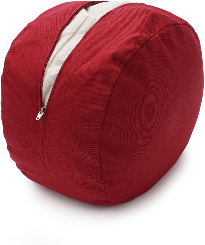 Yogabox Glückssitz® Yogakissen OVAL - regional hergestellt bordeaux, bordeaux