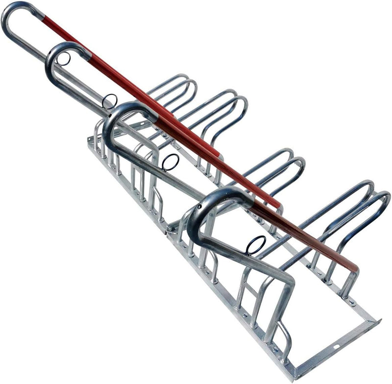 4er Fahrradständer Reihenparker Anlehnparker Anlehnbügel B-Ware mit Diebstahlsicherung 4er Stellplat